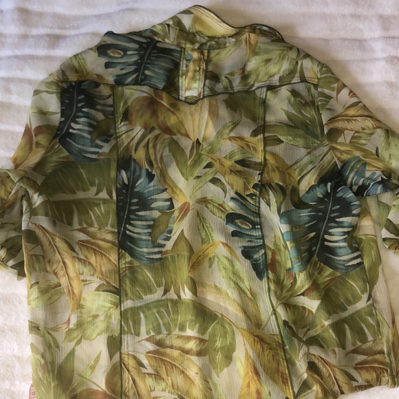 Floral see-through button down shirt - Picture 4 of 5